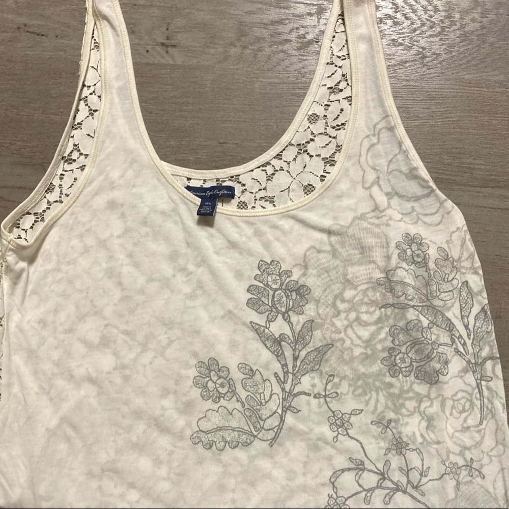 AE Lace Back Tank Top